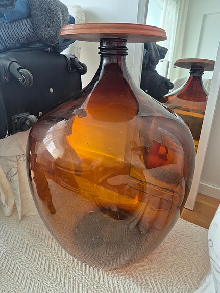 &Tradition koristepullo ruskea lasi