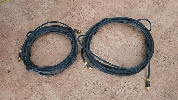 Suojattu RCA kaapeli 2x 7m