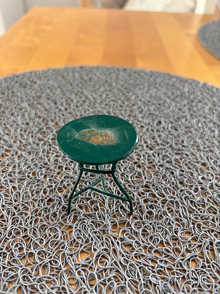 Lundby nukkekodin terassipöytä