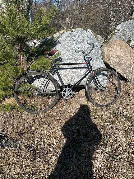 Miesten vintage pyörä