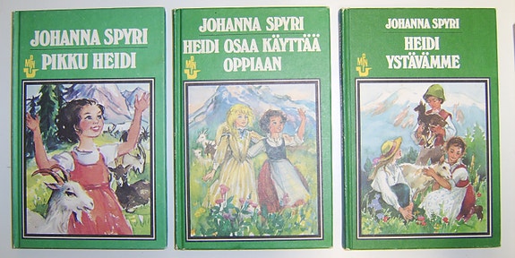 Johanna Spyri : Pikku Heidi kirjoja