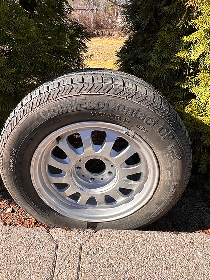 BMW E39 alkuperäinen alumiininen varapyörä 15” käyttämätön