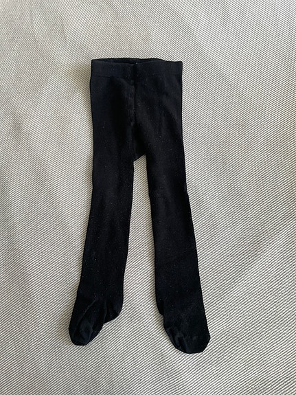 Lasten mustat sukkahousut 98/104