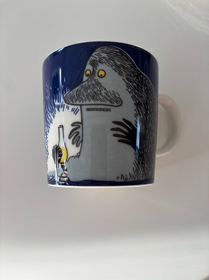 Arabia Muumi Mörkö muki tarralla