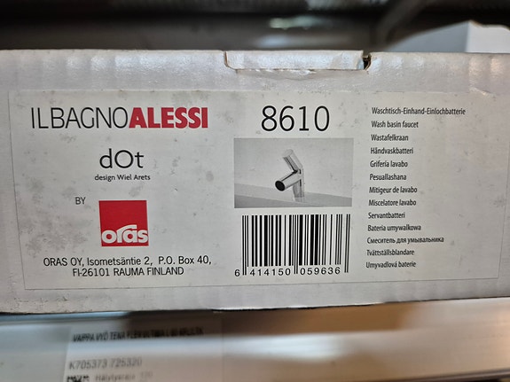 Oras 8610, design-hana myyntipakkauksessa