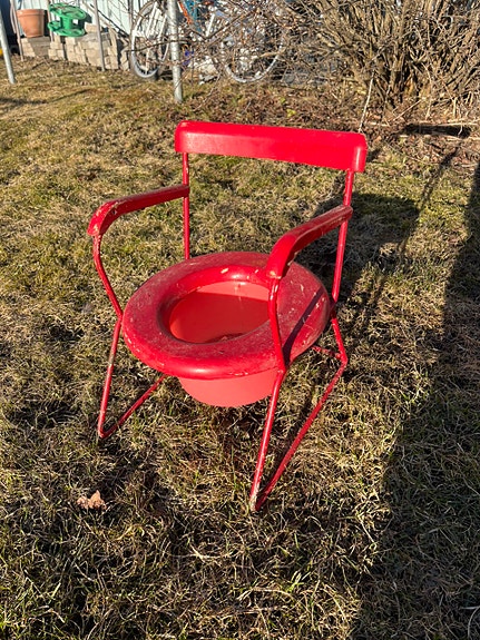 Retro pottatuoli