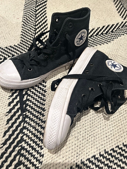 Converse, lasten tennarit, koko 35 musta