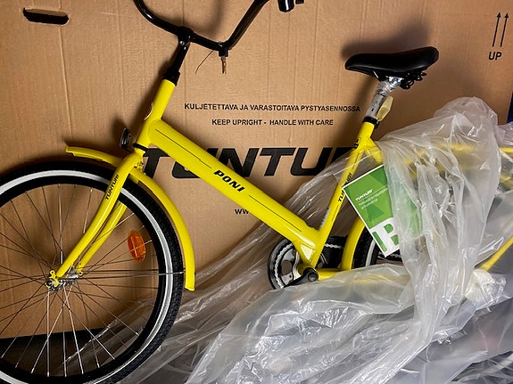 Tunturi Poni polkupyörä 24" keltainen - TARJOA