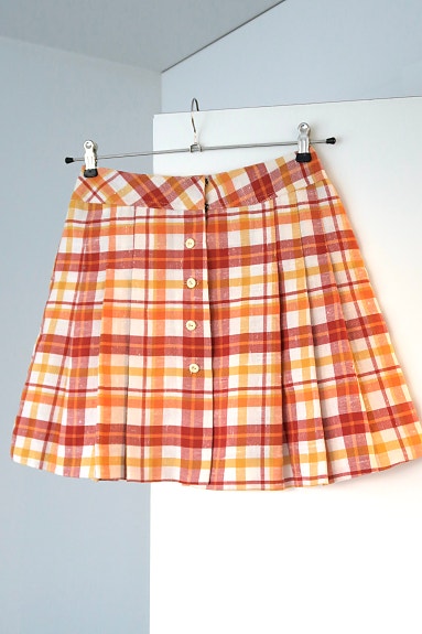 Vintage pellava hame (S)