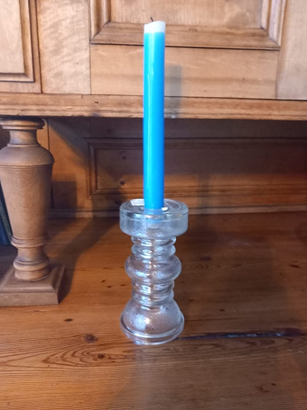 Riihimäen lasi / Iittala, Carmen lasinen kynttilänjalka kirkas