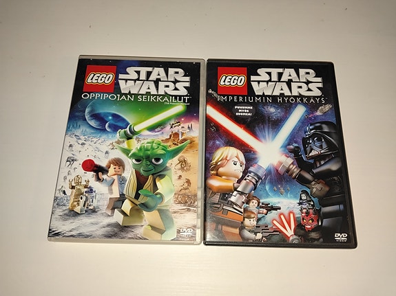 2 Lego Star Wars DVDtä
