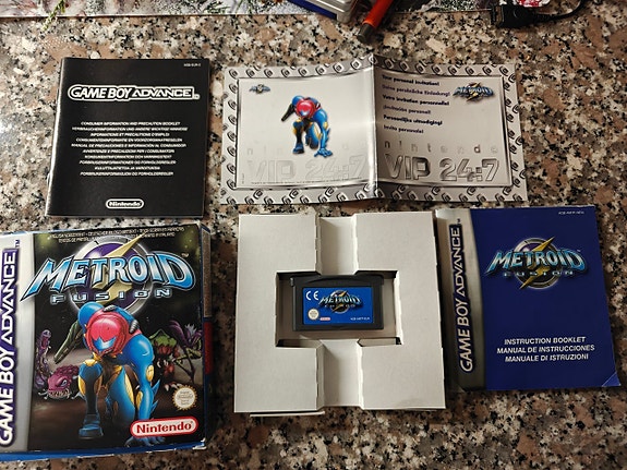 Metroid fusion gameboy advance