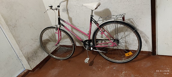 Naisten kaupunkipyörä 28" pinkki