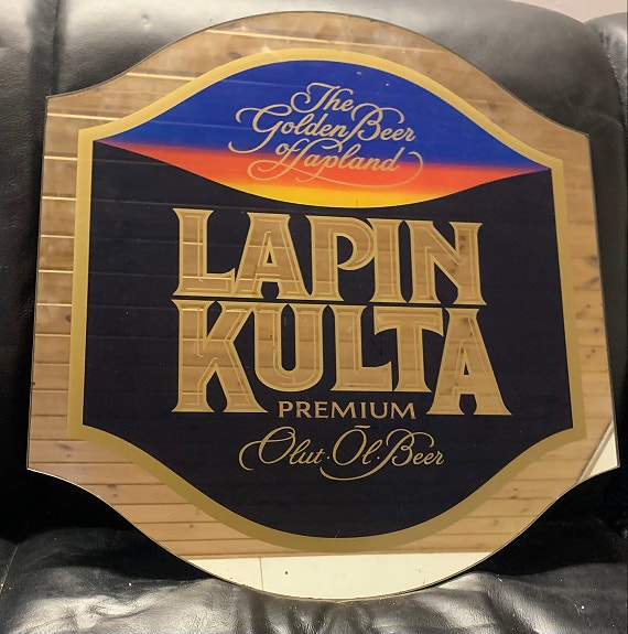 Lapin Kulta mainos peili/taulu