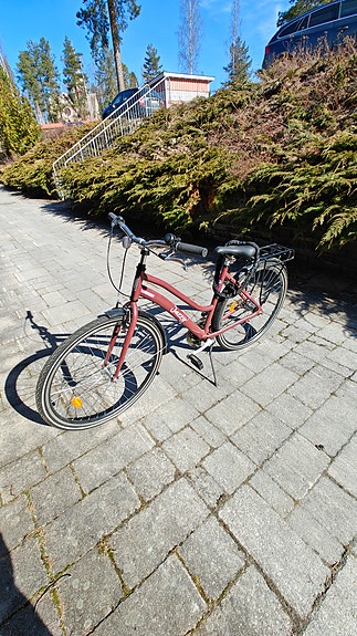 Nopsa Jazzy 3v naisten hybridipyörä 48 cm runko 28"