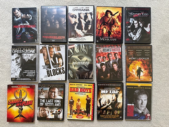 DVD leffoja