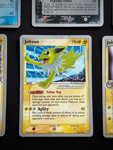 Pokemon Jolteon Gold Star WCD07 Tom Roos