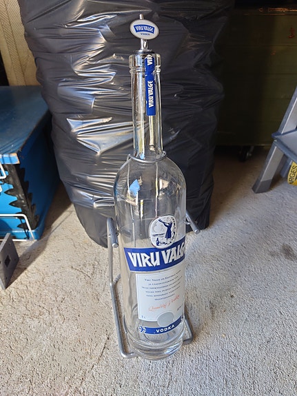 Viru Valge vodka 3l tyhjä pullo