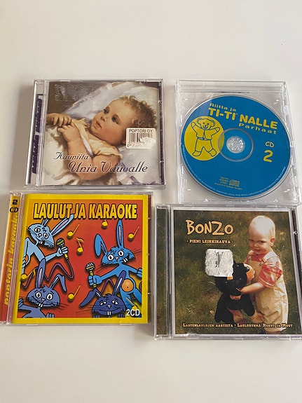 Lasten CD:t 4 kpl