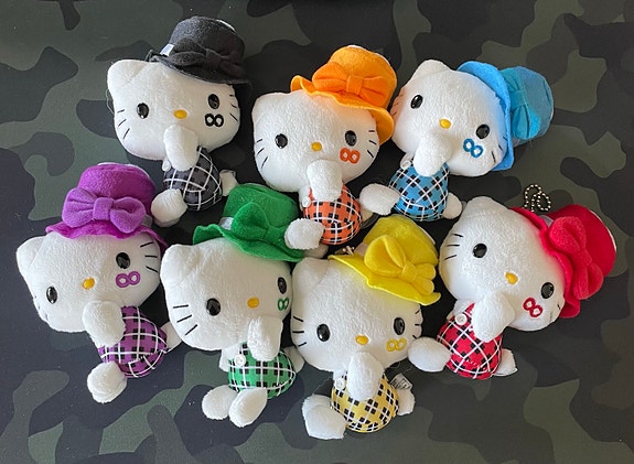 7kpl Hello Kitty pehmolelut ketjulla