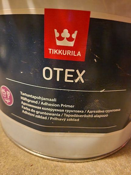 Otex tartuntapohjamaali musta liuotinohenteinen