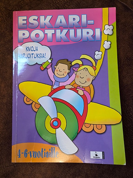 Eskari-potkuri puuhakirja 4–6-vuotiaille