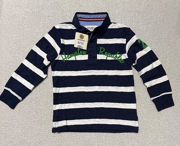 Uusi KappAhl Hampton Republic paita kauluksilla koko 98/104