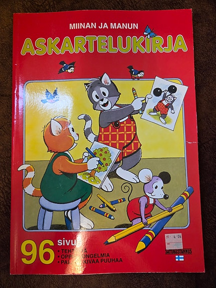 Miinan ja Manun Askartelukirja lasten puuhakirja