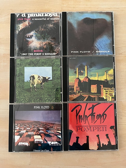 Pink Floyd CD-levyt kokoelma