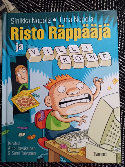 Sinikka ja Tiina Nopola: Risto Räppääjä ja villi kone 5€