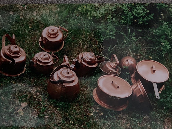 Kupari kahvipannuja, kattiloita