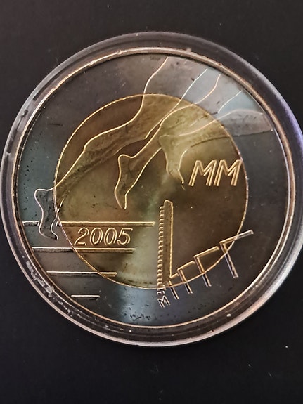 Rahapaja yleisurheilun MM-kilpailut 2005 5 € juhlaraha