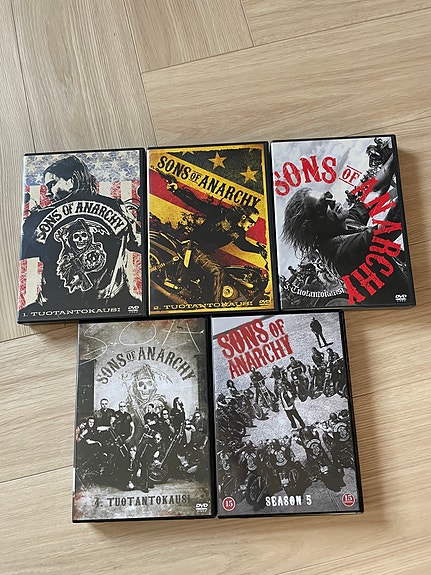 Sons of Anarchy -dvd Kaudet 1-5