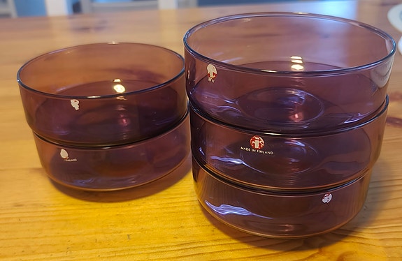Iittala jälkiruokakulhot
