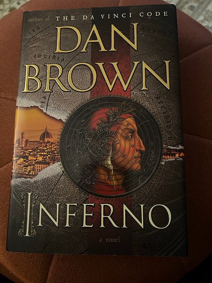Dan Brown Inferno romaani kovakantinen englanninkielinen