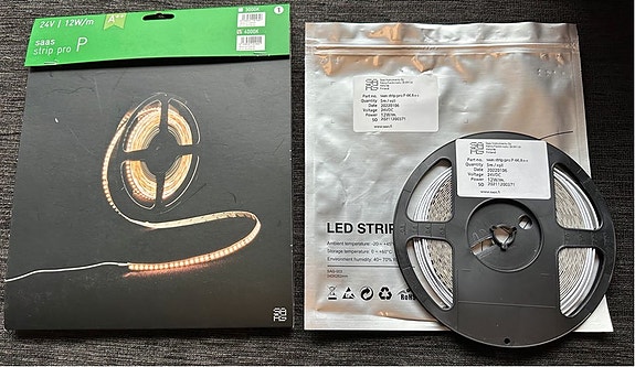 Saas strip pro P A++ LED-nauha 24V 4000K 5m