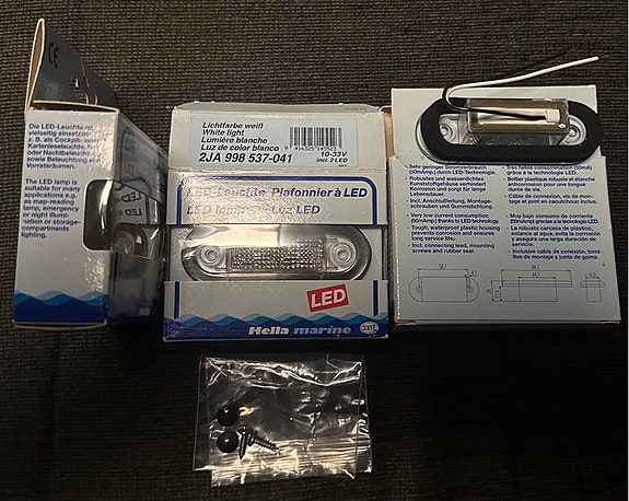 3kpl Hella Marine LED venevaloja