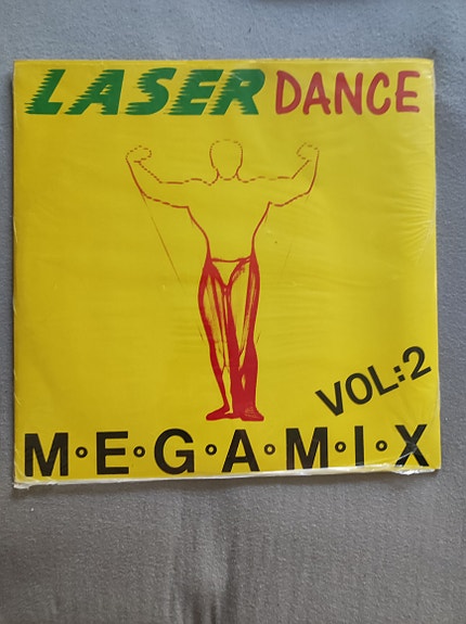 Laserdance Megamix Vol. 2 vinyylilevy Italo-Disco/Spacesynth 1989