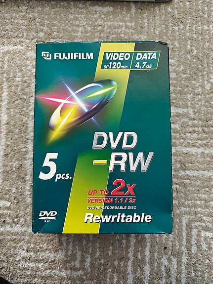 Fujifilm DVD-RW -levyt 4,7 GB 4 kpl