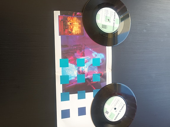 Simple minds rare double single set