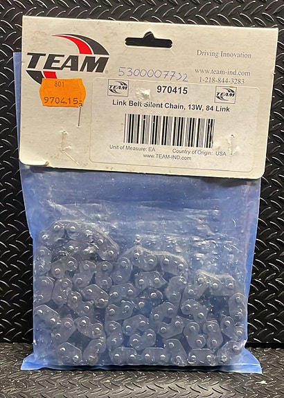 Team Link Belt Silent Chain, 13W, 84 Link