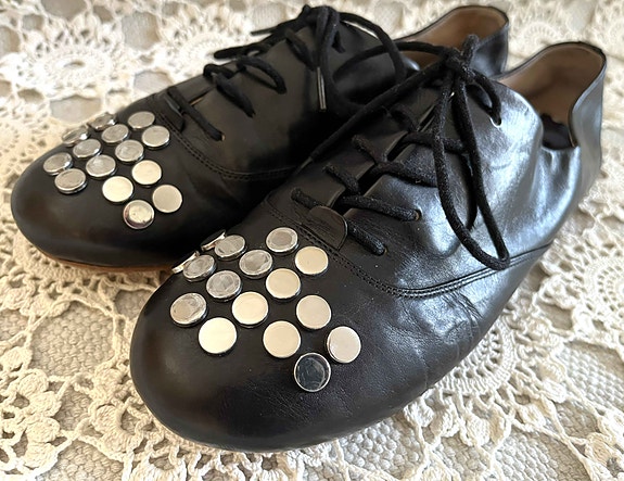 MARC by MARC JACOBS mustat nahkaiset nauhakengät nauhalliset kengät vintage y2k