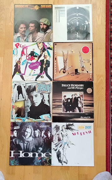 Ulkolaisia vinyyli LP levyjä 1970-1990 luvuilta EX