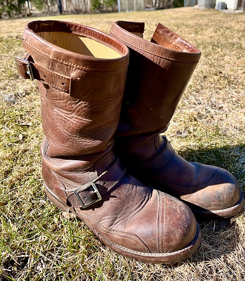 Pekka Lahti biker boots