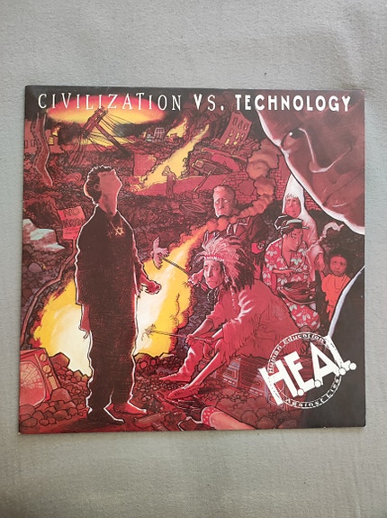 H.E.A.L. Civilization vs. Technology  LP Hip Hop 1991