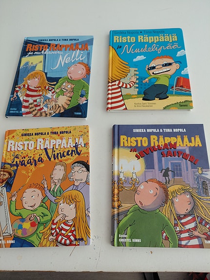 Risto Räppääjä kirjoja