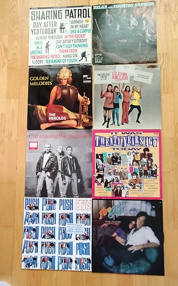 Ulkolaisia vinyyli LP levyjä 1960-1980 luvuilta EX