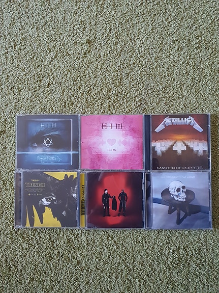 Him,metalica,twenty one pilots cd