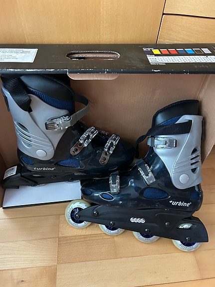 Turbine rullaluistimet musta–harmaa