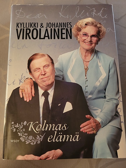 Kolmas elämä, kovakantinen kirja, Kyllikki ja Johannes Virolainen